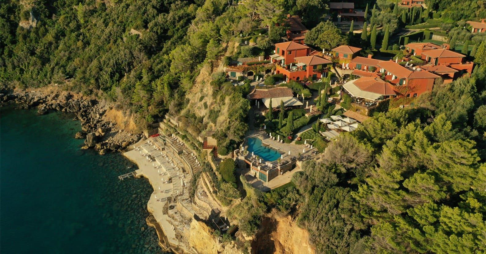 Hotel Il Pellicano, Porto Ercole — clifftop cove and private Mediterranean terrace